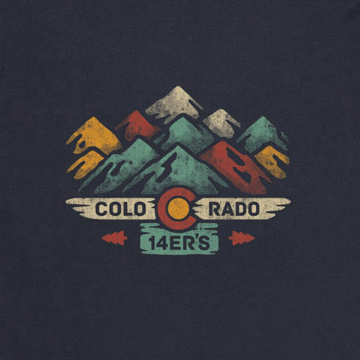 Colorado 14er Long Sleeve T-Shirt Front