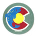 Colorado Flag Trout Sticker